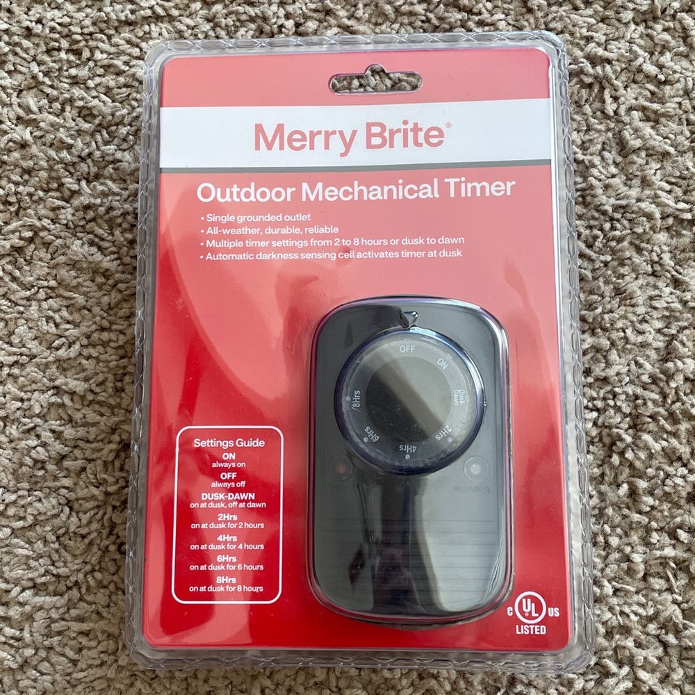 Merry Brite Outdoor Mechanical‎ Timer